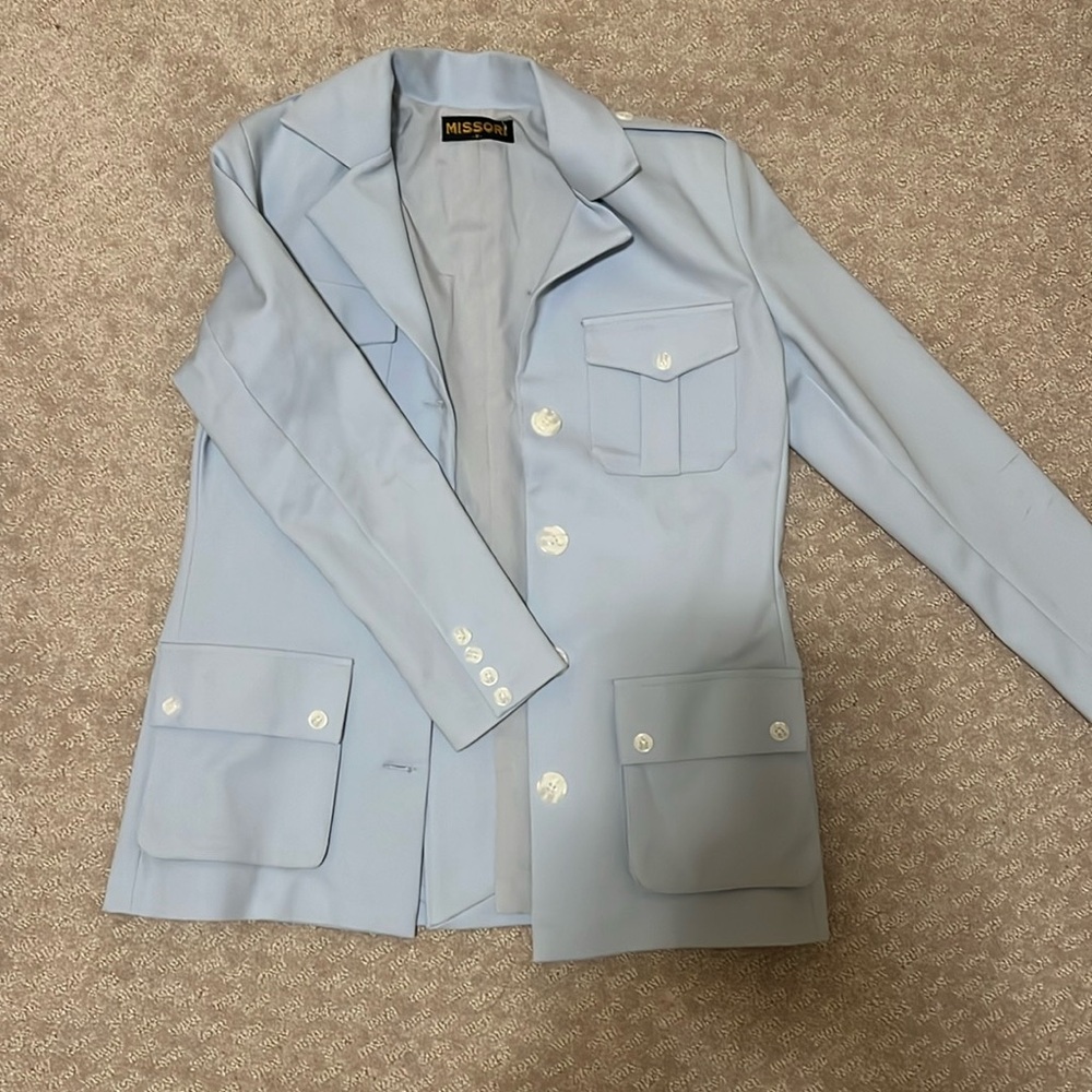 Blue blazer size M woman